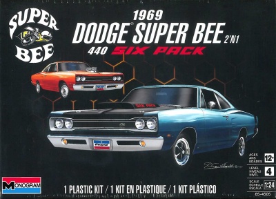 1969 Dodge Super Bee (1:24) Plastic ModelKit MONOGRAM 4505 - Revell