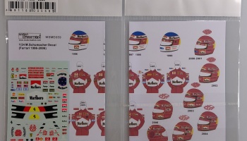 M.Schumacher Decal (Ferrari 1996 - 2006) 1/24 - MSM Creation