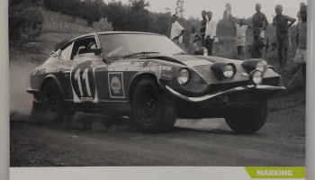 Datsun 240Z sponsored by Nissan Motors #11  - Safari Rally 1971 1/12 - Decalcas