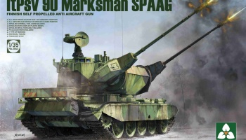 Finnish Self Propelled Anti Aircraft Gun ltPsv 90 Marksman SPAAG 1:35 - Takom