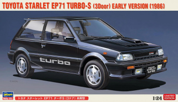 Toyota Starlet EP71 Turbo-S (3door) Early Version (1986) - Hasegawa