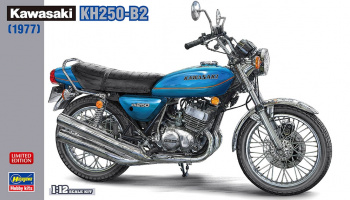 SLEVA 252,-Kč 30% DISCOUNT - Kawasaki KH250-B2 (1977) 1/12 - Hasegawa