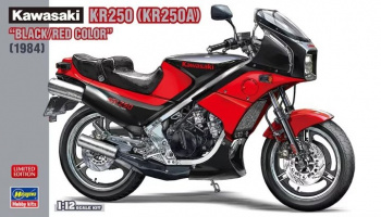 Kawasaki KR250 (KR250A) "Black/Red Color" 1/12 - Hasegawa