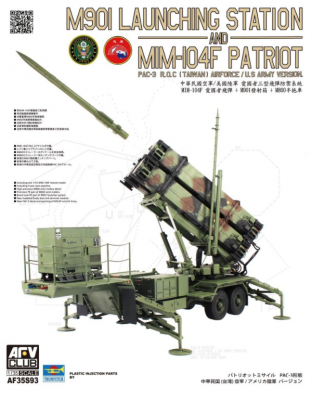 230,-Kč SLEVA (10% DISCOUNT) M901 Launching Station and MIM-104F PATRIOT 1/35 - AFV Club