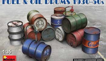 1/35 Fuel & Oil Drums 1930-50s