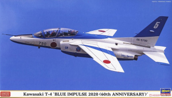 SLEVA 271,-Kč  31% DISCOUNT - Kawasaki T-4 "Blue Impulse 2020 1/72 - Hasegawa
