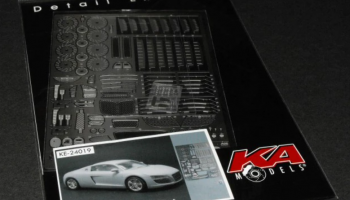 Audi R8 Detail up Etched Parts for Revell 1:24 - KA-Models