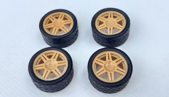 Speedline SL2116 wheels - 17 "- 6 perforated spokes (ex: 306, Saxo, Mégane, etc ...) 24SP17-6AJ 1/24 - Renaissance