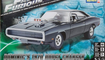 Fast & Furious Dominic's 1970 Dodge Charger (1:25) Plastic Model Kit 4319 - Revell Monogram