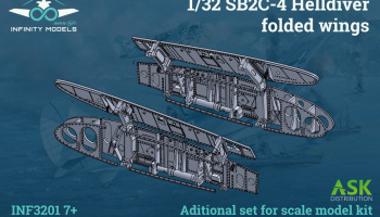 SB2C-4 Helldiver folded wings 1/32 – Infinity Models