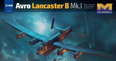 270,-Kč SLEVA (10% DISCOUNT) Avro Lancaster B Mk.I 1:48 - Hong Kong Models