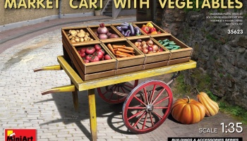 Market Cart with Vegetables 1/35 - MiniArt