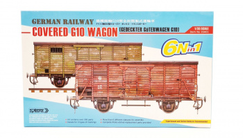German Railway Covered G10 Wagon Gedeckter Güterwagen G10 (6 in 1) 1/35 - Sabre Model