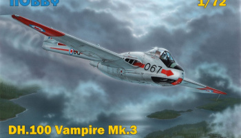 DH.100 Vampire Mk.3 ’Europian and American Users’ 1/72  – Special Hobby