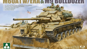 M60A1 w/ERA&M9 BULLDOZER 1/35 - Takom