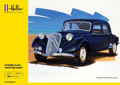 30% Sleva 30% Discount - Citroen 15 SIX ''Traction Avant'' 1:8 Model Kit 80799 - Heller