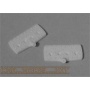 30% SLEVA 30% DISCOUNT - Finned Flat Heads, Sharp Center Port 1/24 - 1/25 - Model Car Garage