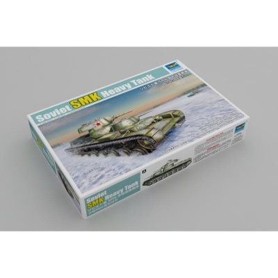 300,-Kč SLEVA (25% DISCOUNT) Soviet SMK Heavy Tank 1/35 - Trumpeter