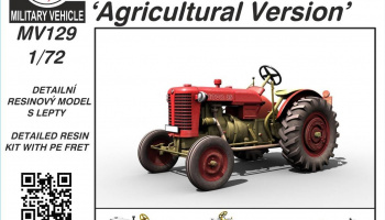 Zetor 25  ‘Agricultural Version ’ 1/72 – Special Hobby