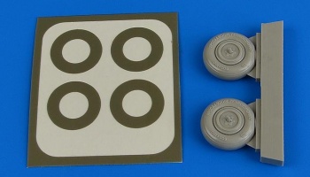 1/48 Yak-3 wheels & paint masks