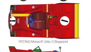 Ferrari 312PB Full Detail Kit 1/12 - Model Factory Hiro
