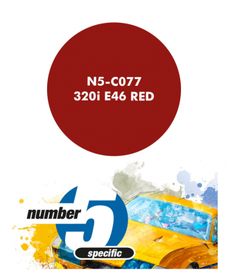 320i E46 Red Paint for Airbrush 30 ml - Number 5