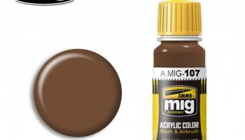 WASHABLE Earth Washable Paints (17 ml) - AMMO Mig