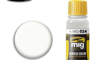WASHABLE White Camo Washable Paints (17 ml) - AMMO Mig