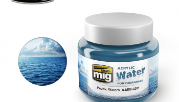 Pacific Waters Acrylic Water (250 ml) - AMMO Mig