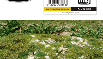 Stony Mountain - Spring Grass Mats (230 mm x 130 mm) - AMMO Mig