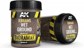 AK DIORAMA AK8016 TERRAINS WET GROUND - 250ml (Acrylic) - AK-Interactive