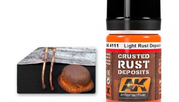 AK Weathering AK4111 LIGHT RUST DEPOSIT (35ml) - AK-Interactive