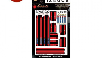 1/24 Sparco Red - Six Point