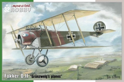 35% SLEVA 35% DISCOUNT - Fokker D.II Grünzweig`s Planes 1/32 – Special Hobby