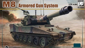 SLEVA 285,-Kč 25%DISCOUNT - M8 Armoured Gun System 1:35 - Panda Hobby