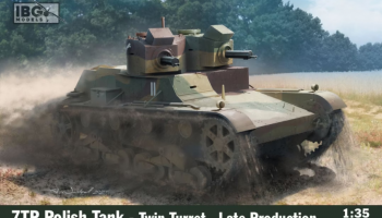 7TP Polish Tank - Twin Turret Late production 1:35 - IBG Models