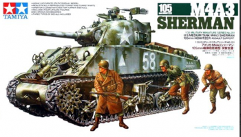 M4A3 Sherman 105mm Howitzer (1:35) - Tamiya