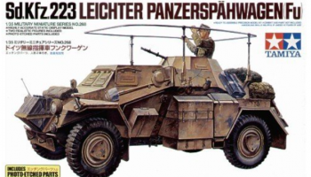 German Armored Car Sd.Kfz.223 w/Photo Etched Parts (1:35) - Tamiya