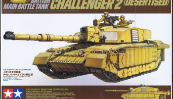 35% SLEVA 35% DISCOUNT  - British Main Battle Tank Challenger 2 (Desertised) (1:35) - Tamiya