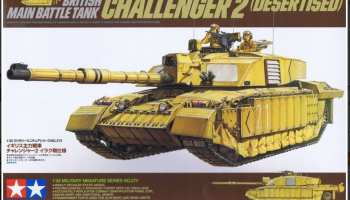 British Main Battle Tank Challenger 2 (Desertised) (1:35) - Tamiya