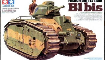 French Battle Tank B1 bis (1:35) - Tamiya