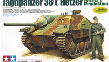 Jagdpanzer 38(t) Hetzer Mittiere Produktion (1:35) - Tamiya