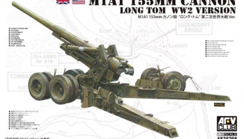 M1A1 155mm Cannon "Long Tom" WWII version 1/35 - AFV Club