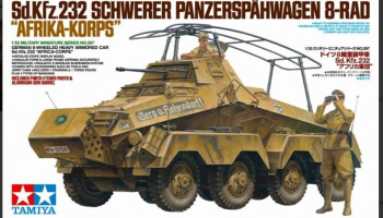 35% SLEVA 35% DISCOUNT  - German 8-Wheeled Heavy Armored Car Sd.Kfz.232 "Africa-Corps" (1:35) - Tamiya