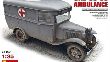 SLEVA 331,-Kč 30% DISCOUNT - GAZ-03-30 Ambulance 1/35 – Mini Art