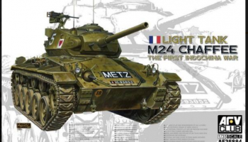 M24 Chaffee Light tank Indochina War FrenchmArmy 1/35 - AFV Club