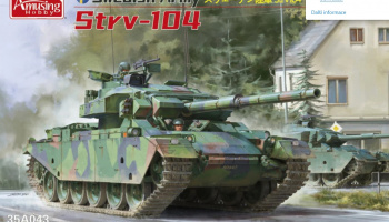 SLEVA 202,-Kč 25% DISCOUNT - Swedish Army Strv-104 1:35 - Amusing Hobby