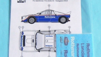 Lancia 037 - 1985 Rally Costa Brava - Rothmans logos 1/24 - REJI MODEL