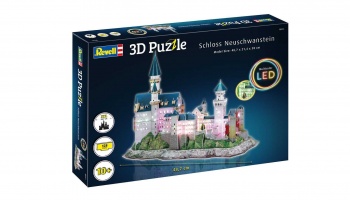 3D Puzzle REVELL 00151 - Schloss Neuschwanstein (LED Edition) - Revell