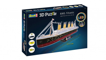 3D Puzzle REVELL 00154 - RMS Titanic (LED Edition) - Revell
